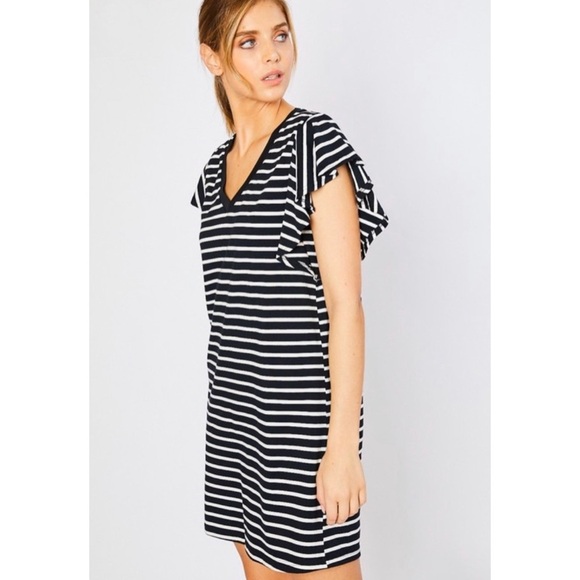 NEW! STRIPED SHIFT DRESS! - Picture 6 of 7